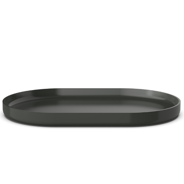 OF.LINE TAB M, keraamiline kandik, 3 x 33 x 21cm- dune, moor, shell (pildil moor). Hind 140,60 € (km-ga)
